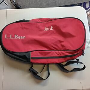 L.L.Bean Red Ski Boot Travel Outdoor Gear Bag Sports Storage